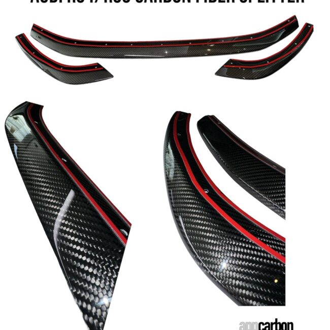 Carbon fiber front splitter – Audi RS4