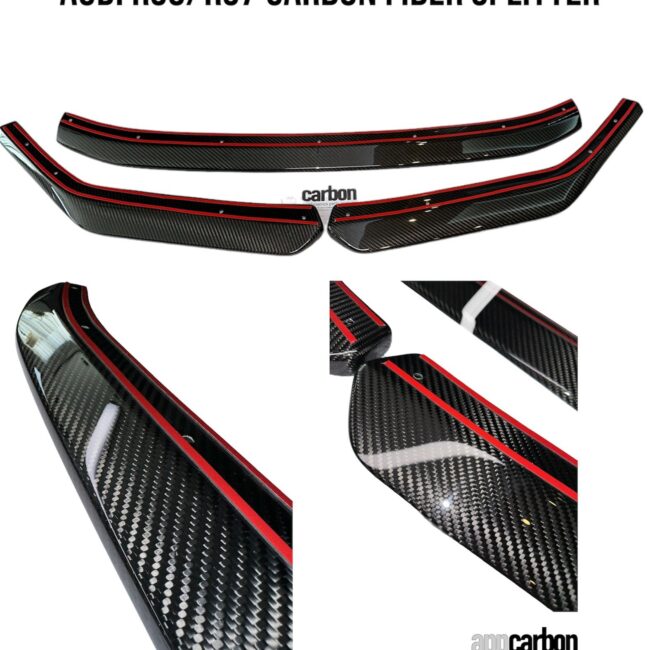 Carbon fiber front splitter – Audi RS7